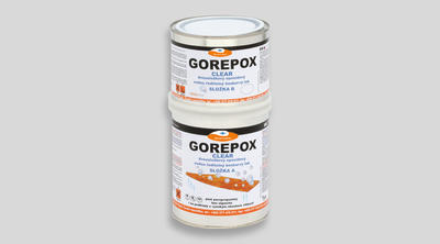 GOREPOX CLEAR M vodouředitelný epoxidový lak matný, set 1kg - 1