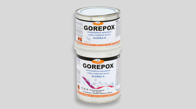 GOREPOX G, šedá (RAL 7045), vodouředitelná epoxid. barva, lesklá, set 5kg - 1
