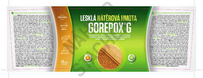 GOREPOX G, šedá (RAL 7045), vodouředitelná epoxid. barva, lesklá, set 5kg - 2