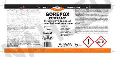 GOREPOX PENETRACE vodouředitelná, set 10kg - 2