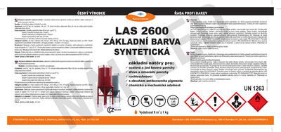 Syntetický základ na kovy LAS 2600 0110, 20kg - 2