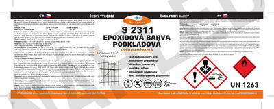 SINEPOX S 2311 podkladová barva 0110 (šedá) - set 1,12kg - 2